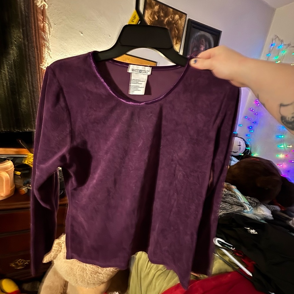 White Stag Rich Purple Long Sleeve Top